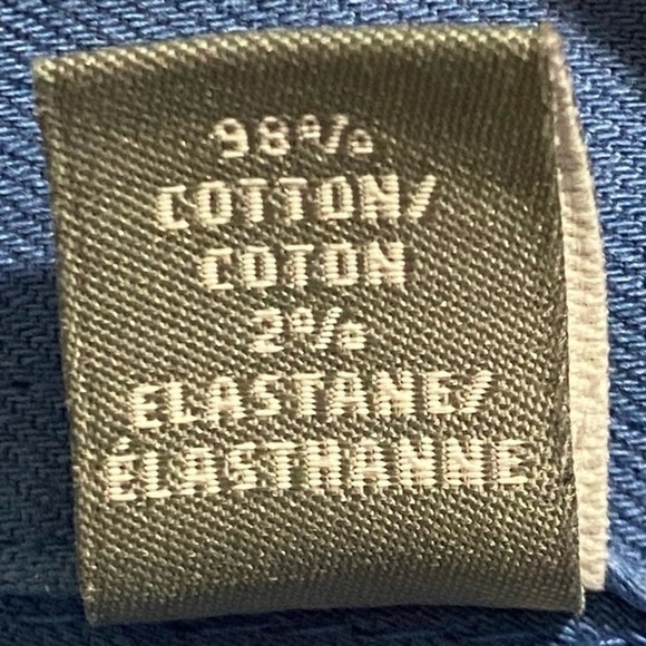 Michael Kors Men's Extra Large Blue Slim Fit Button Down Long Sleeve Dress Shirt - Picture 12 of 12